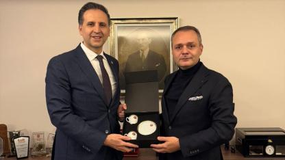 Vekil İncesu, TÜGİK Başkanı Yurtsever'i ziyaret etti