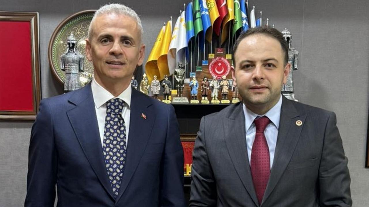 Vekil Koç ve Vali Çiçekli Gazi Meclis’te Buluştu