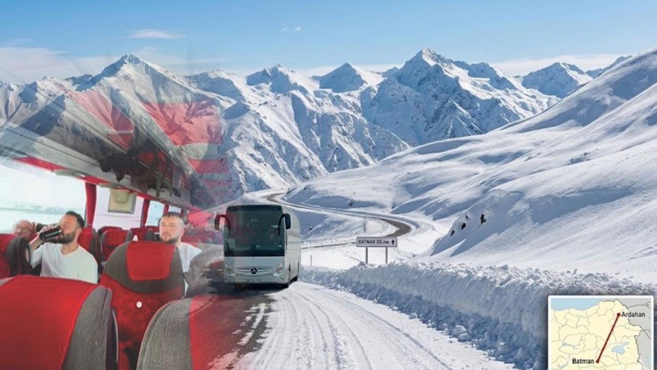 Boğalar, ‘Karlı Dağları’ aştı Batman’a ulaştı!