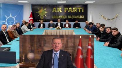 Cumhurbaşkanı Erdoğan’dan Ardahan’a mesaj