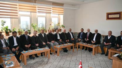 Müftü Karadeniz personelle bayramlaştı