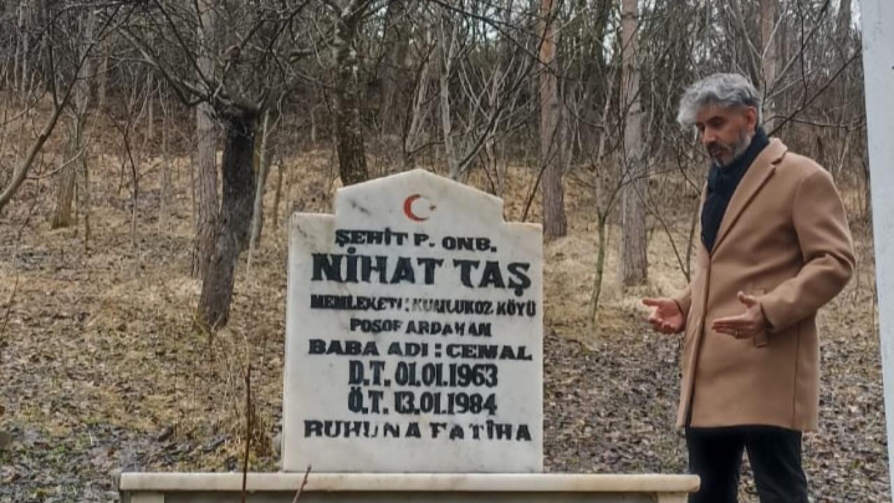 Posof’ta Şehit Kabirlerine Anlamlı Ziyaret