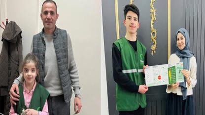 Yeşilay Haftası'na minik gönüllüden anlamlı destek