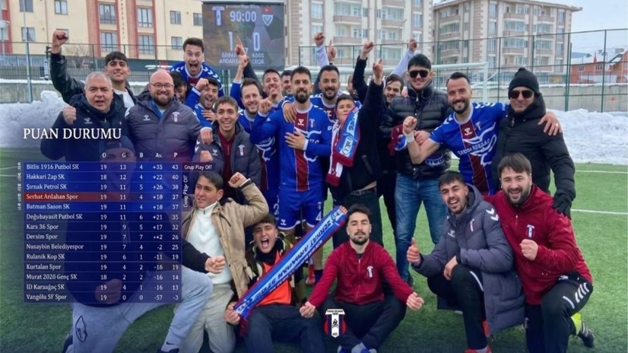 Serhat Ardahanspor 1 basamak daha yükseldi!