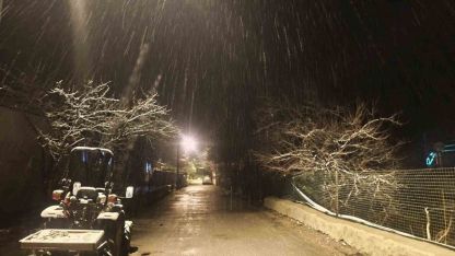 Malatya’nın yüksek kesimlerinde kar etkili oluyor