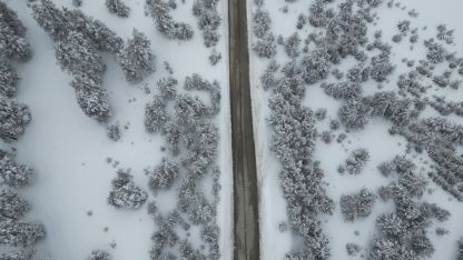 Kars’ta bahar ortasında kış masalı