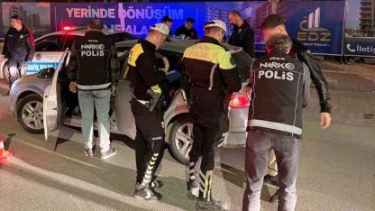 Malatya’da polisten sıkı denetim