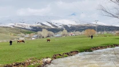 Ağrı’da iki mevsim bir arada