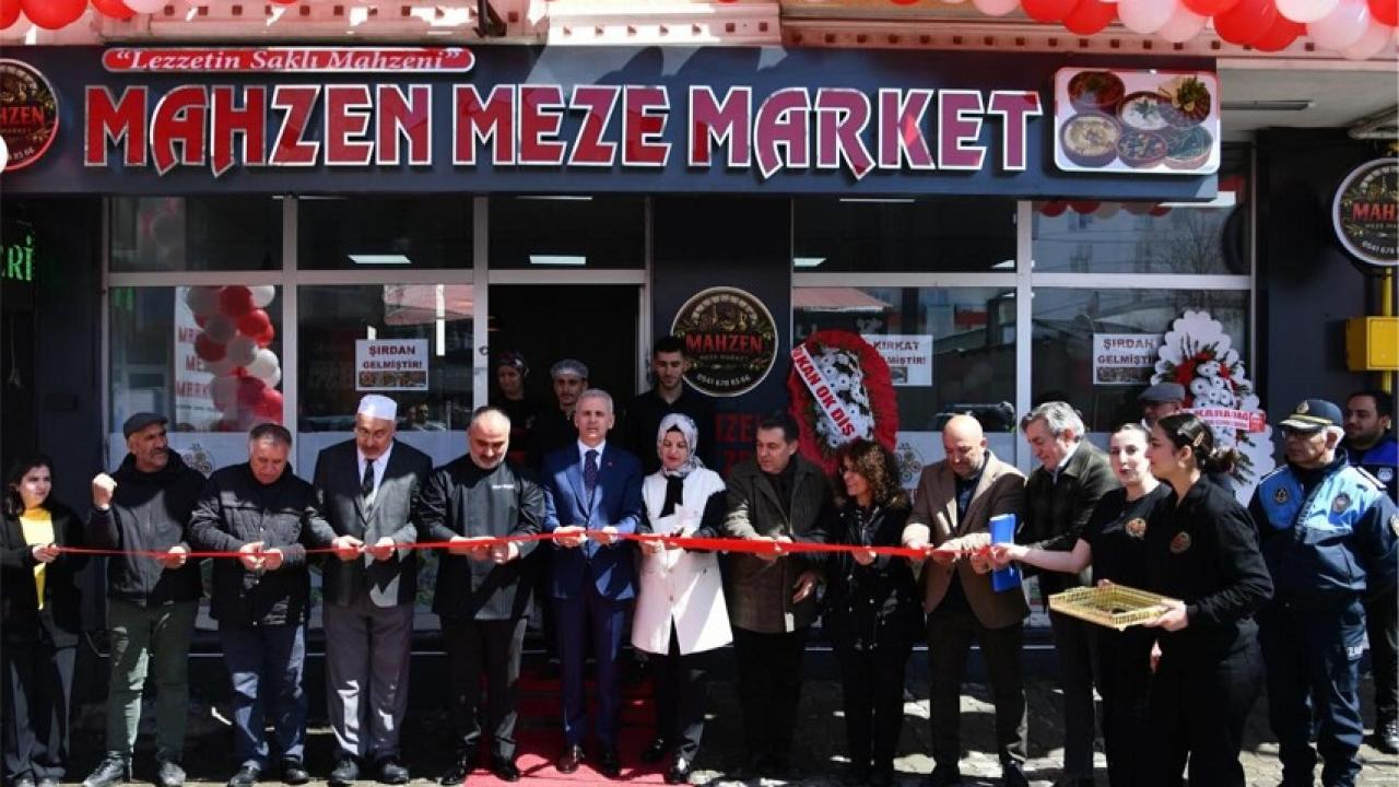 Ardahan’ın ilk “Meze Marketi” dualarla açıldı!