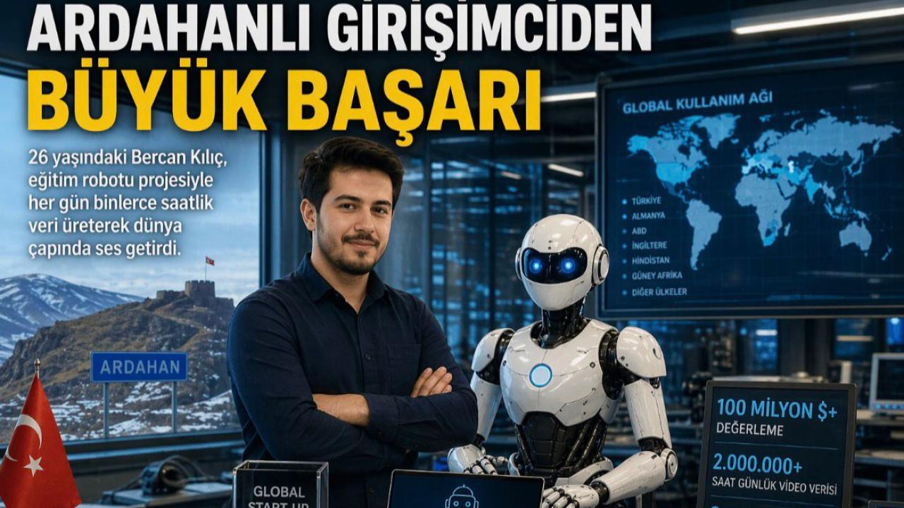 Ardahanlı girişimci Kılıç’tan büyük başarı
