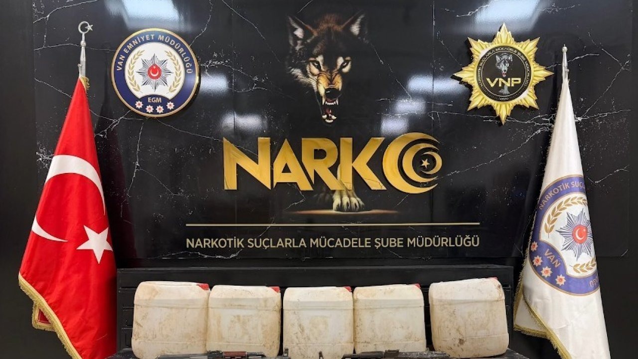 Başkale’de 162 kilo asetik anhidrit maddesi ele geçirildi