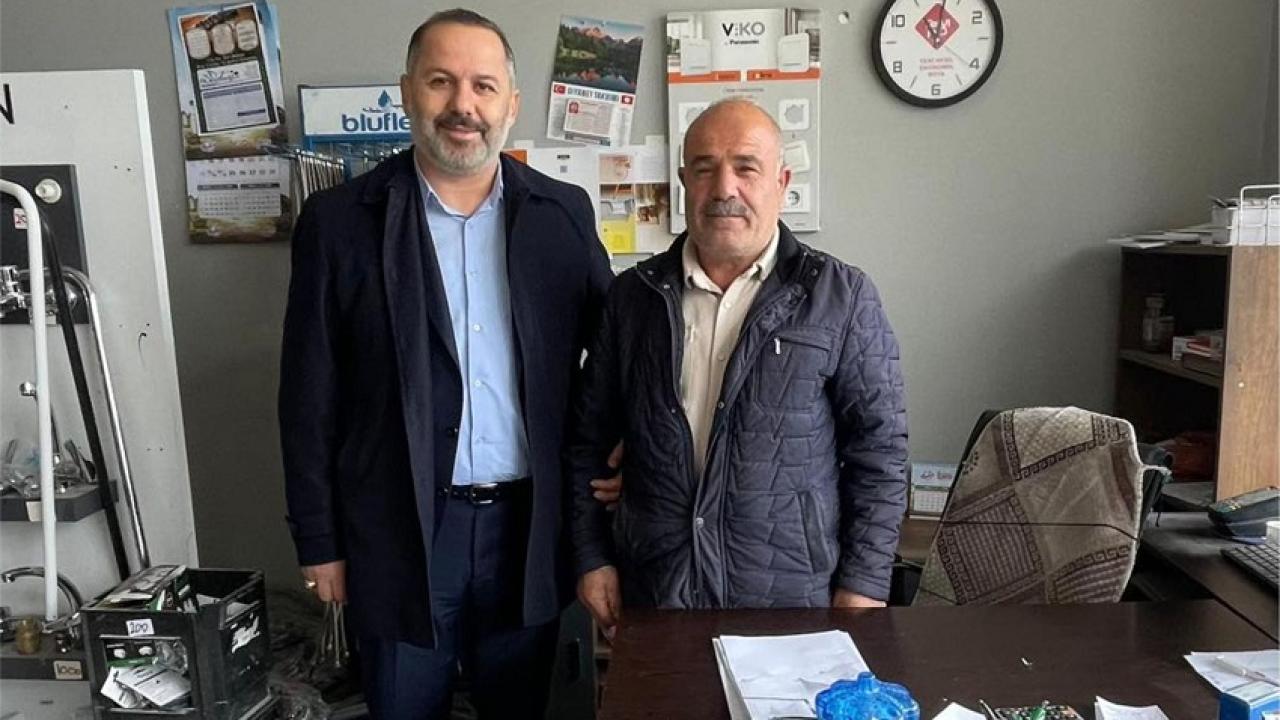 Başkan Aydın, esnaf ziyaretine çıktı