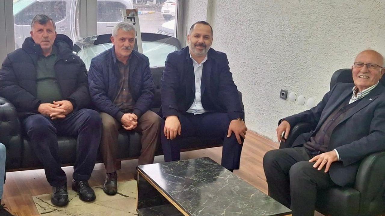 Başkan Aydın, İhsan Koç’un hayır duasını aldı