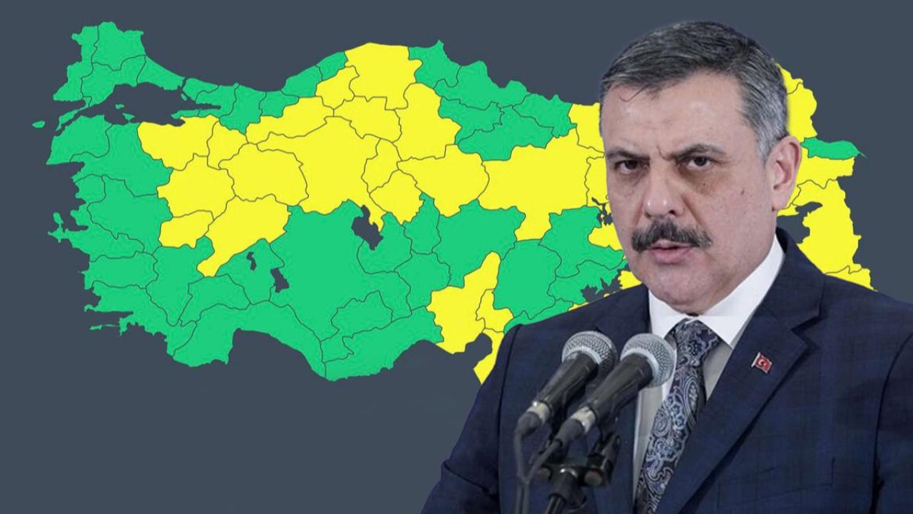 Bu illerde yaşayanlar dikkat: İçişleri Bakanlığı harita paylaşıp uyardı