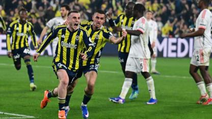 Fenerbahçe, Galatasaray'ın kaybettiği haftada Beşiktaş'ı uzatmalarda devirdi