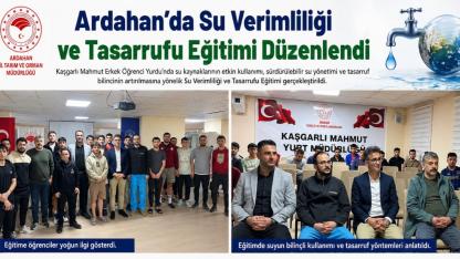 Gençlere sürdürülebilir su kullanımı anlatıldı