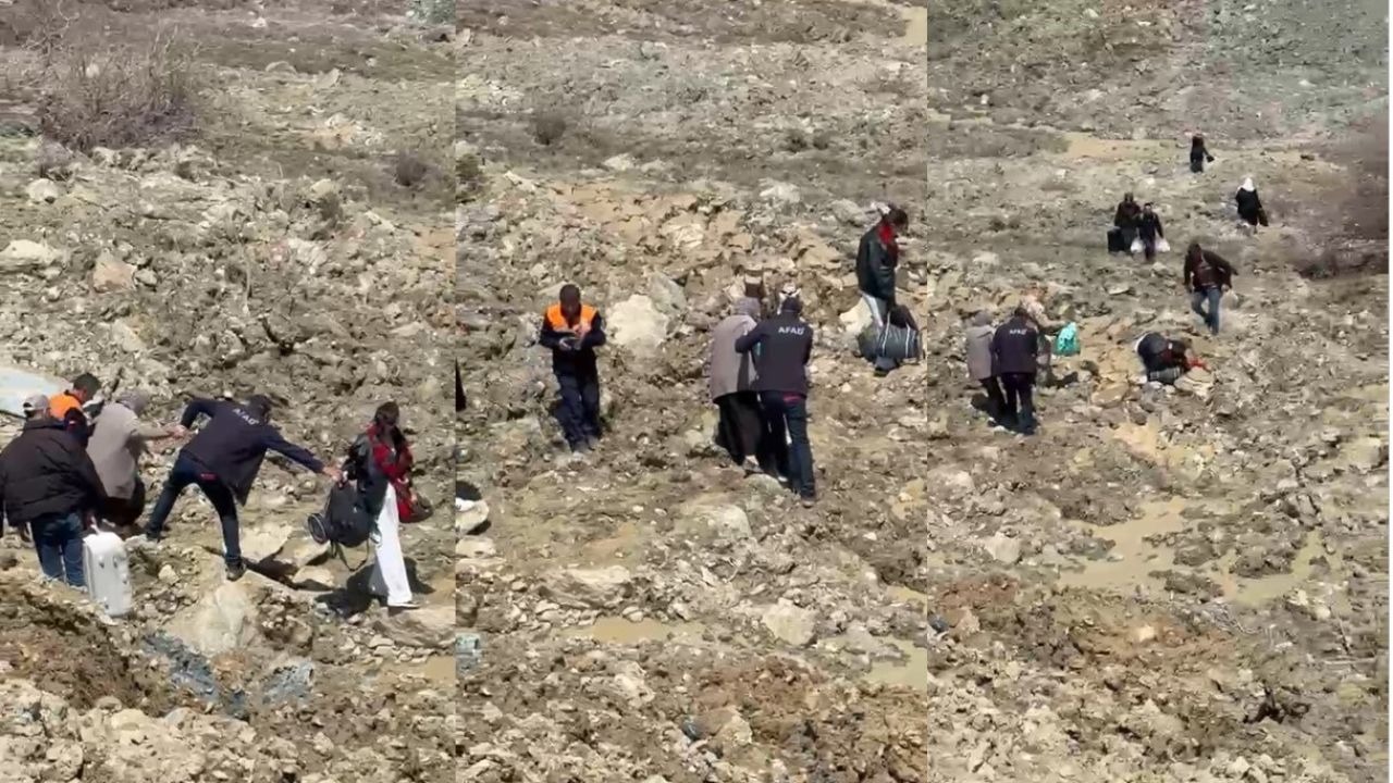 Hakkari-Van yolunda Jandarma ve AFAD’dan geçiş desteği