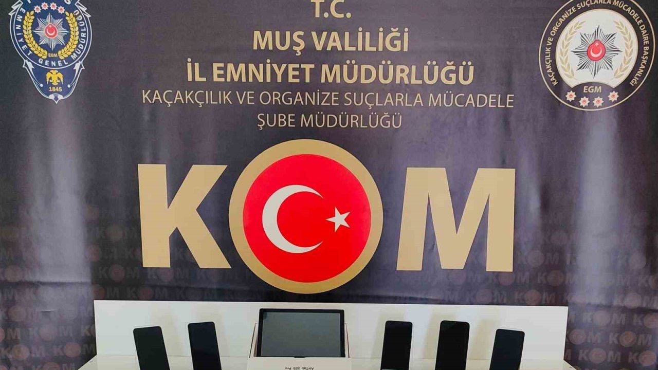 Muş’ta kaçakçılık operasyonu