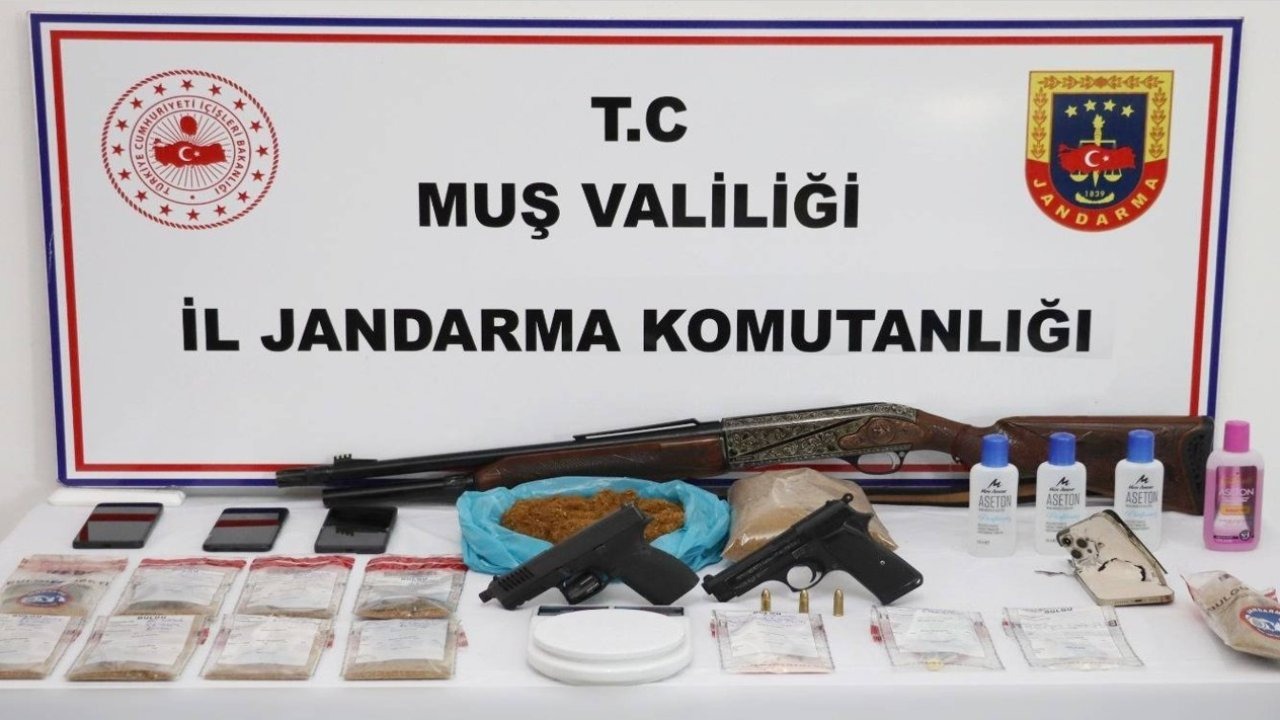 Muş’ta uyuşturucu operasyonu: 2 kişi tutuklandı