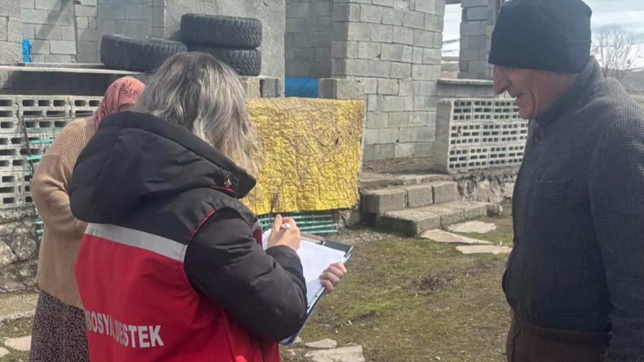 Sosyal Hizmet ekipleri sahada