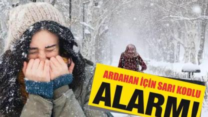 Valilik Uyardı: Ardahan’a Kar ve Fırtına Geliyor!