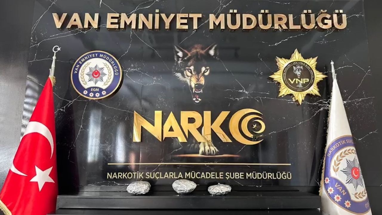 Van’da 4 kilo 700 gram metamfetamin ele geçirildi