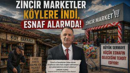 Zincir marketler köylere indi, esnaf zor durumda
