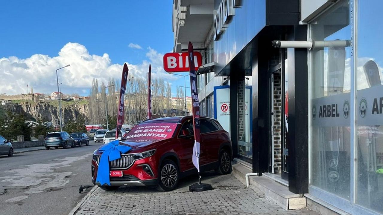 Ardahan’da 41 kişiye hediye TOGG şansı!