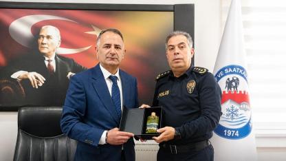 Emniyet Müdürü Oğuz Tüzün’den Esnaf Odasına ziyaret
