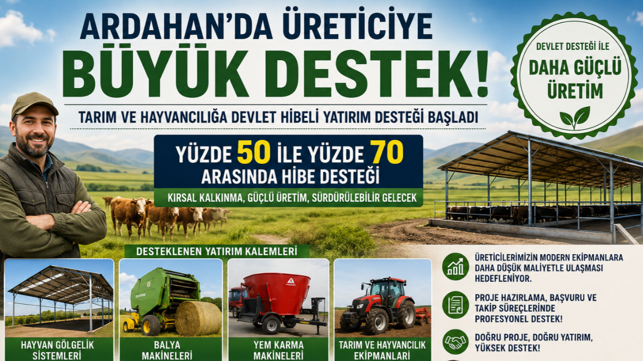 Tarım ve hayvancılığa devlet desteği