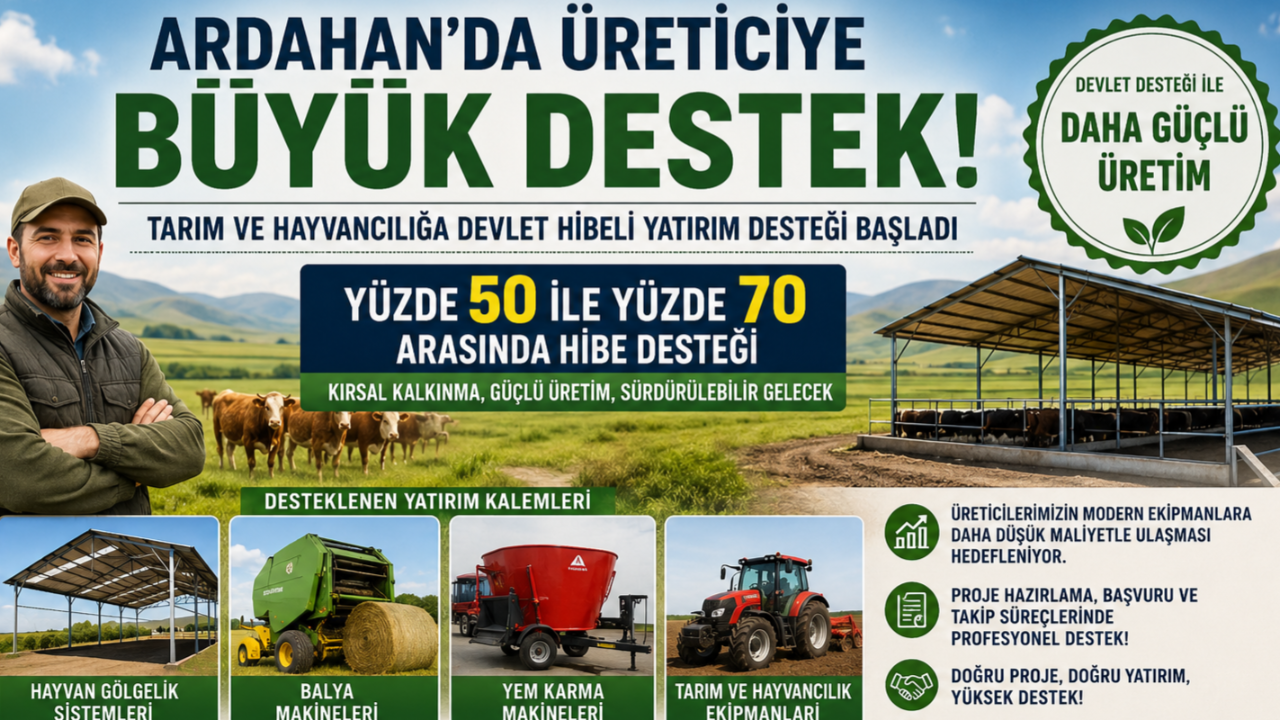 Tarım ve hayvancılığa devlet desteği