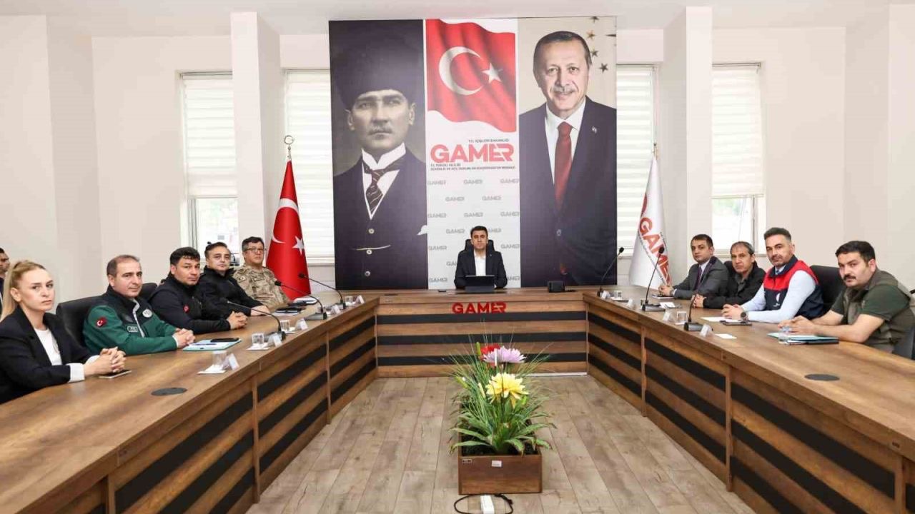 Tunceli’de yağışlarla birlikte taşkın riski masaya yatırıldı