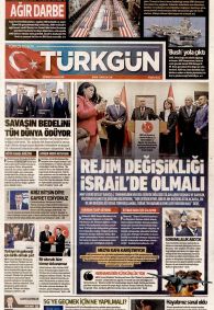 Türkgün Gazetesi Gazete Manşeti