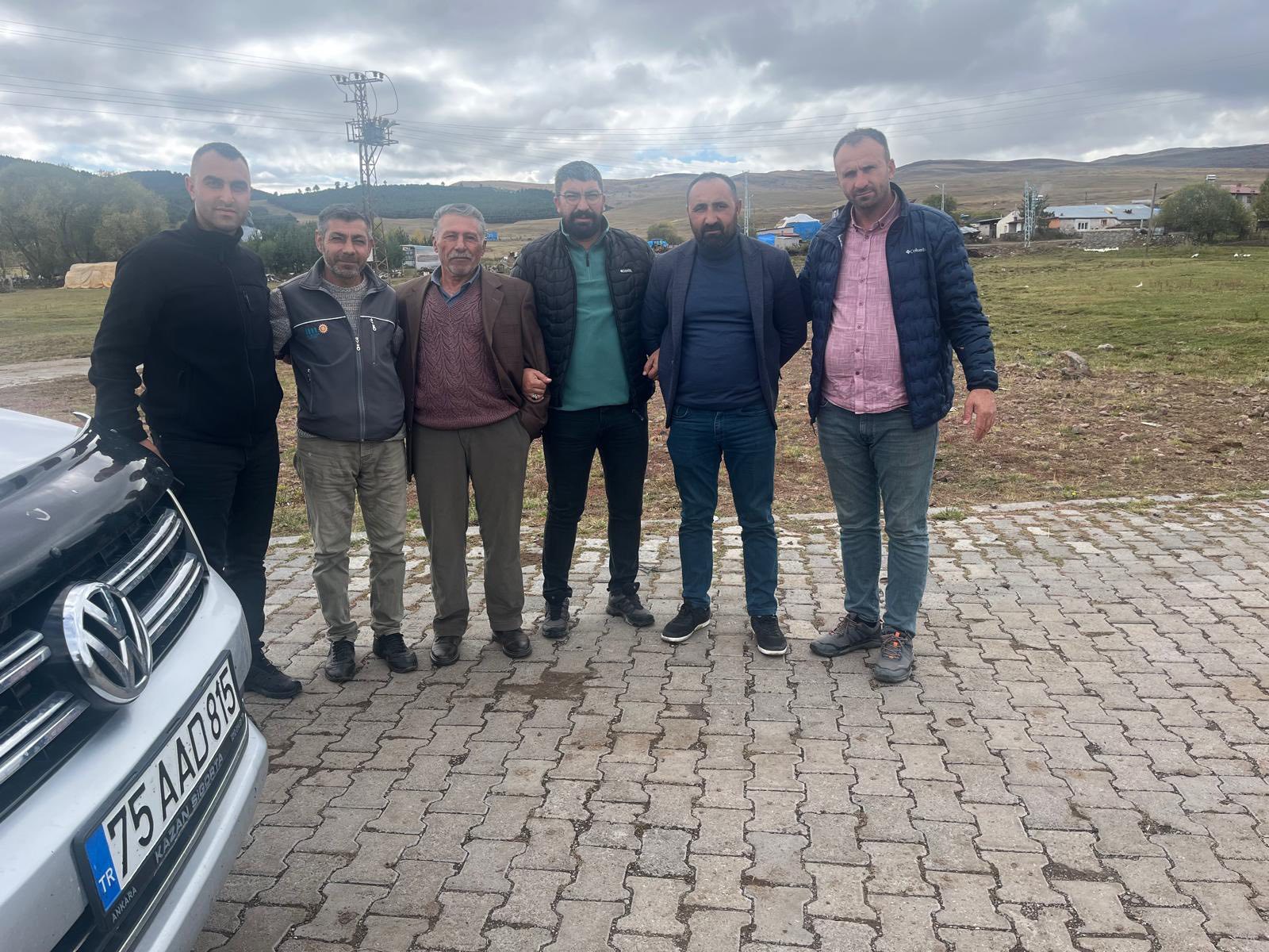 Aday Sarıkaya, Hanak ve Posof'ta üreticilerle buluştu