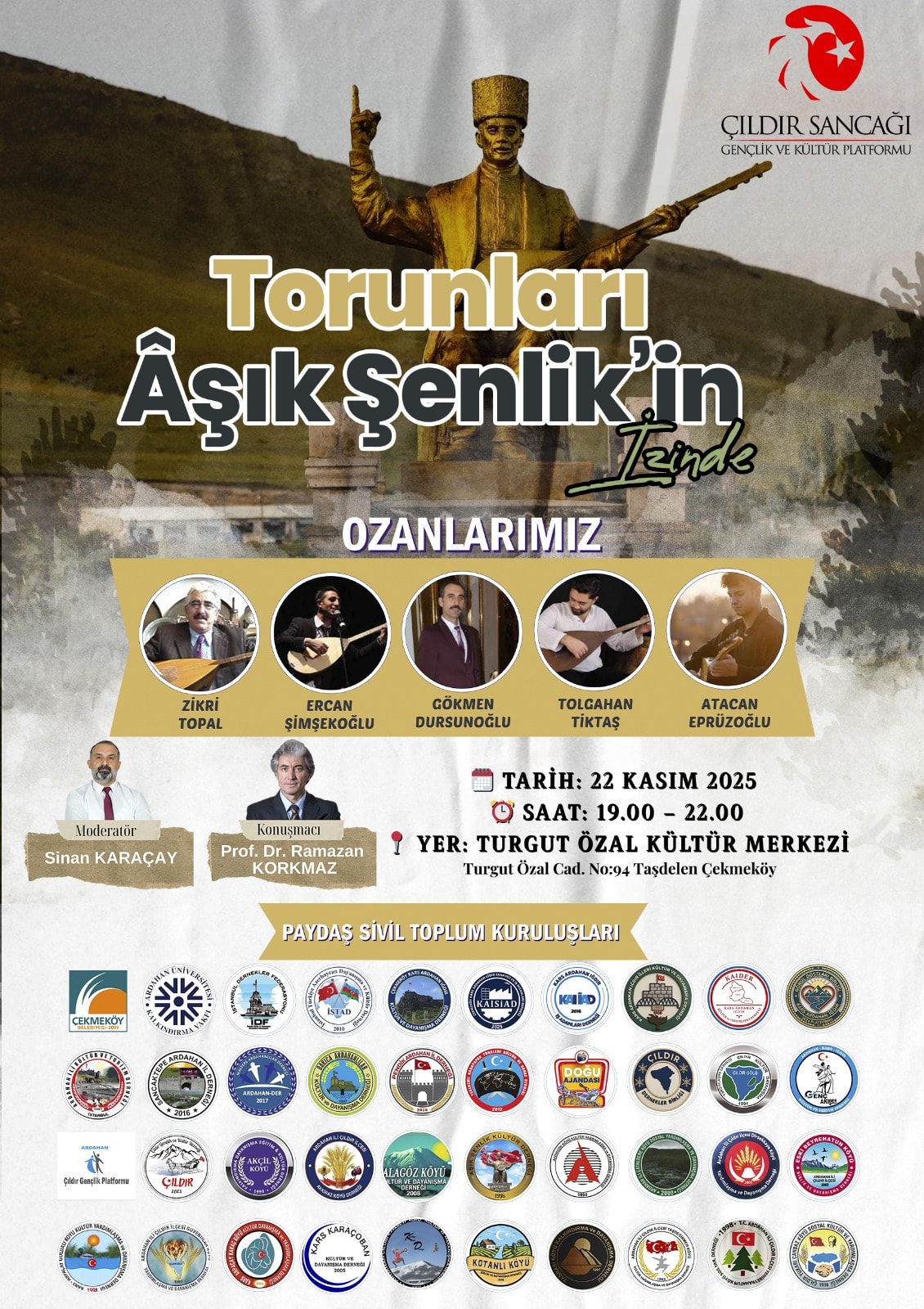 Aşık Şenlik İstanbul’da anılacak