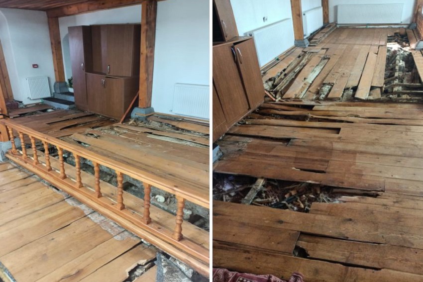 Dedeşen’deki tarihi cami kaderine terk edildi