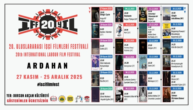Uluslararası İşçi Filmleri Festivali Ardahan’da başlıyor
