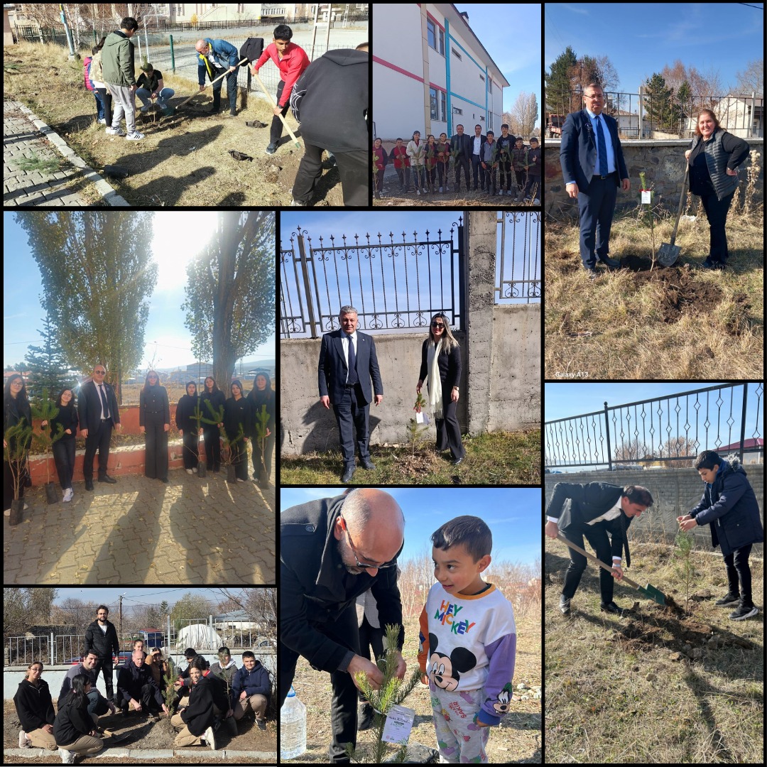 Ardahan’da 10 Kasım anısına fidanlar dikildi