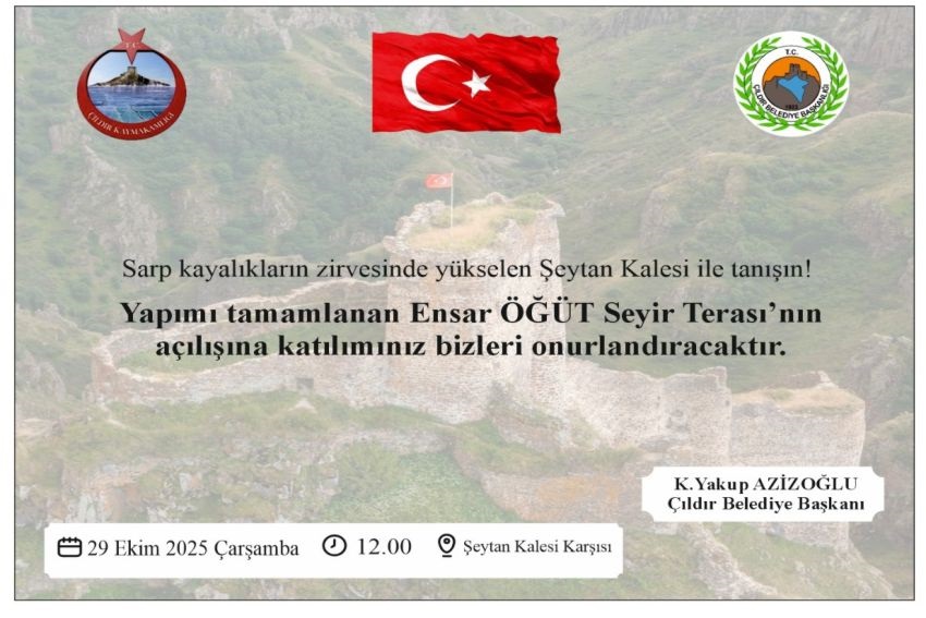 Şeytan Kalesi Cam Seyir Terası açılıyor