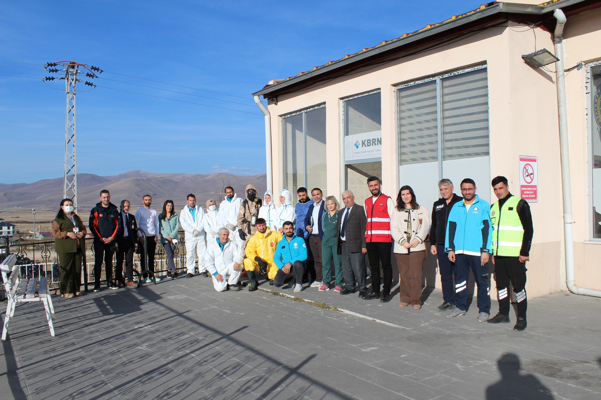 Acil durum tatbikatında ekipler tam not aldı